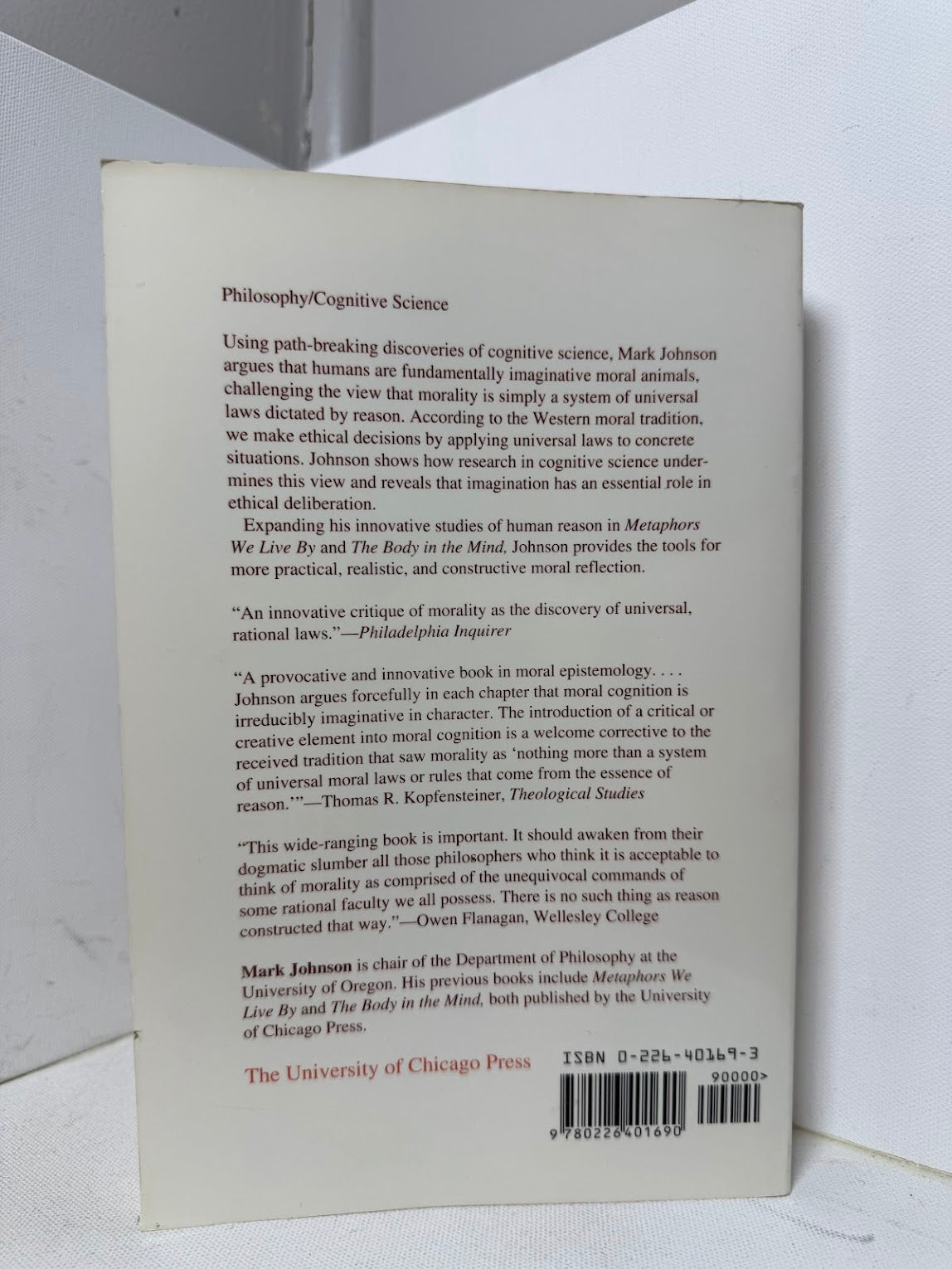 Moral Imagination by Mark Johnson