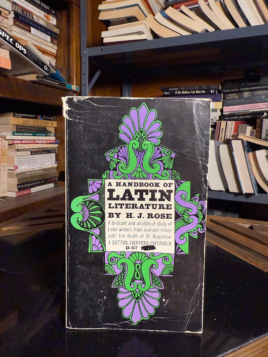A Handbook of Latin Literature by H.J. Rose