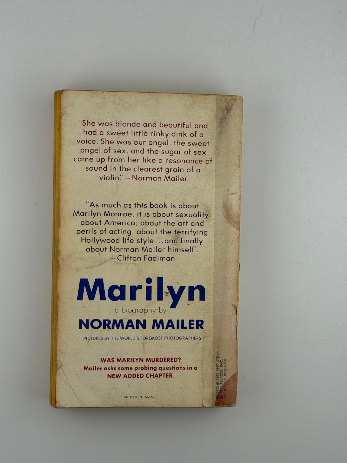 Marilyn by Norman Mailer
