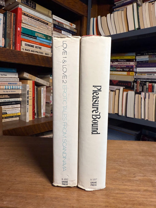 2 vintage Grove Press Erotica Hardcovers