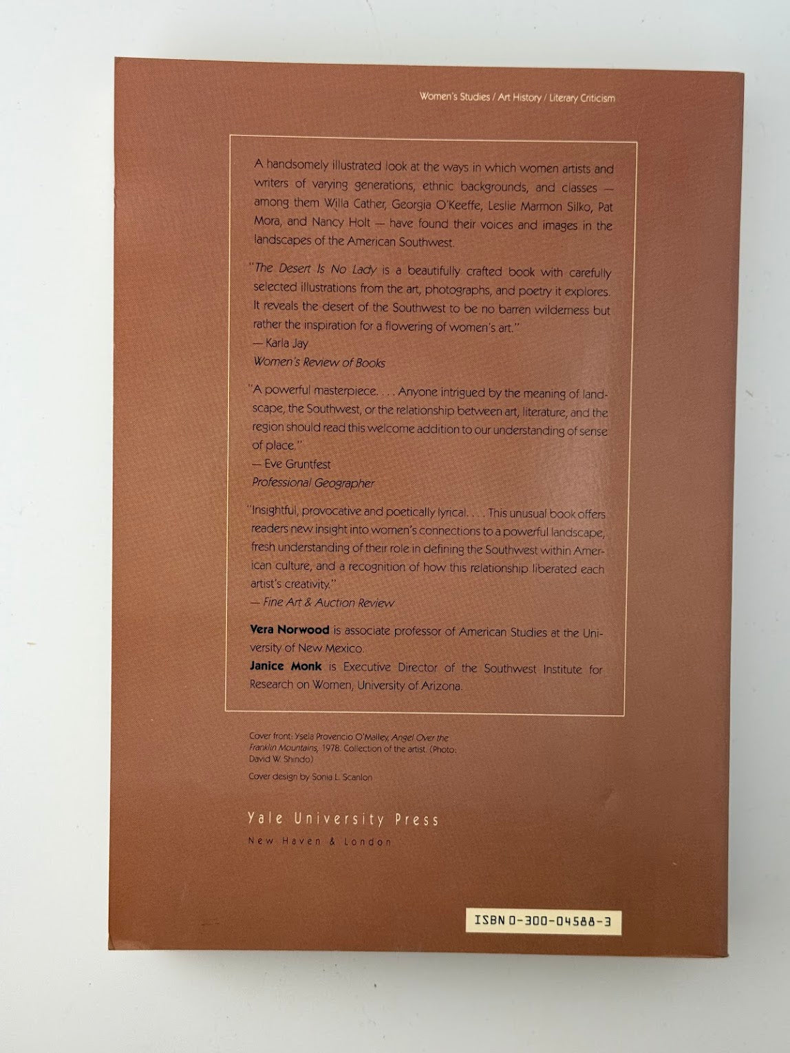The Desert is No Lady edited by Vera Norwood & Janice Monk