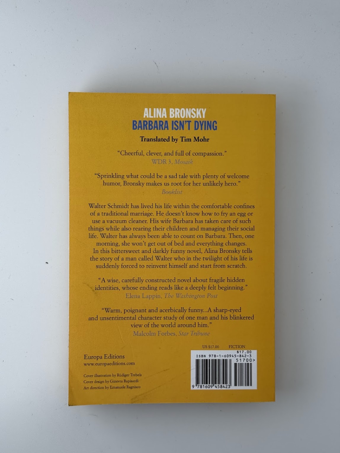 Barbara Isn't Dying by Alina Bronsky