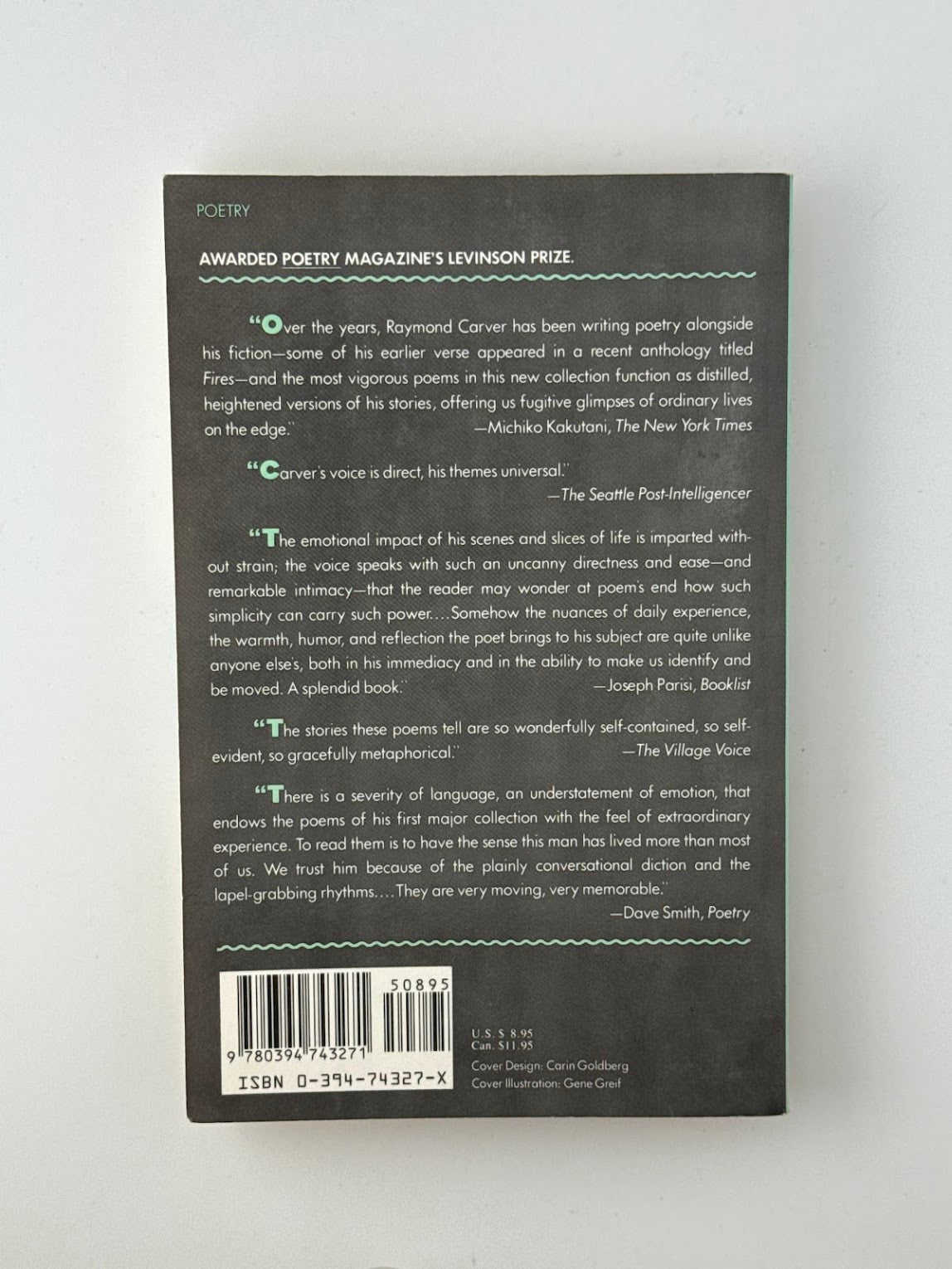 Where Water Comes Together With Other Water by Raymond Carver