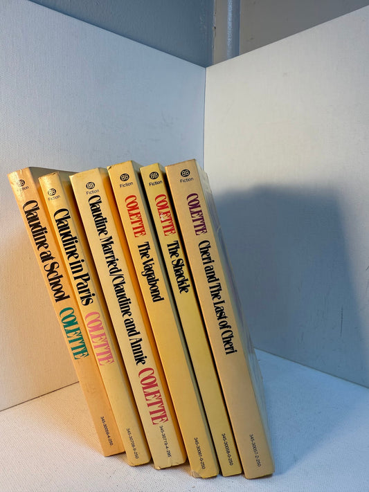 6 vintage Colette paperbacks