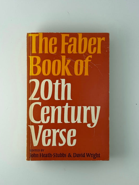 The Faber Book of 20th Century Verse