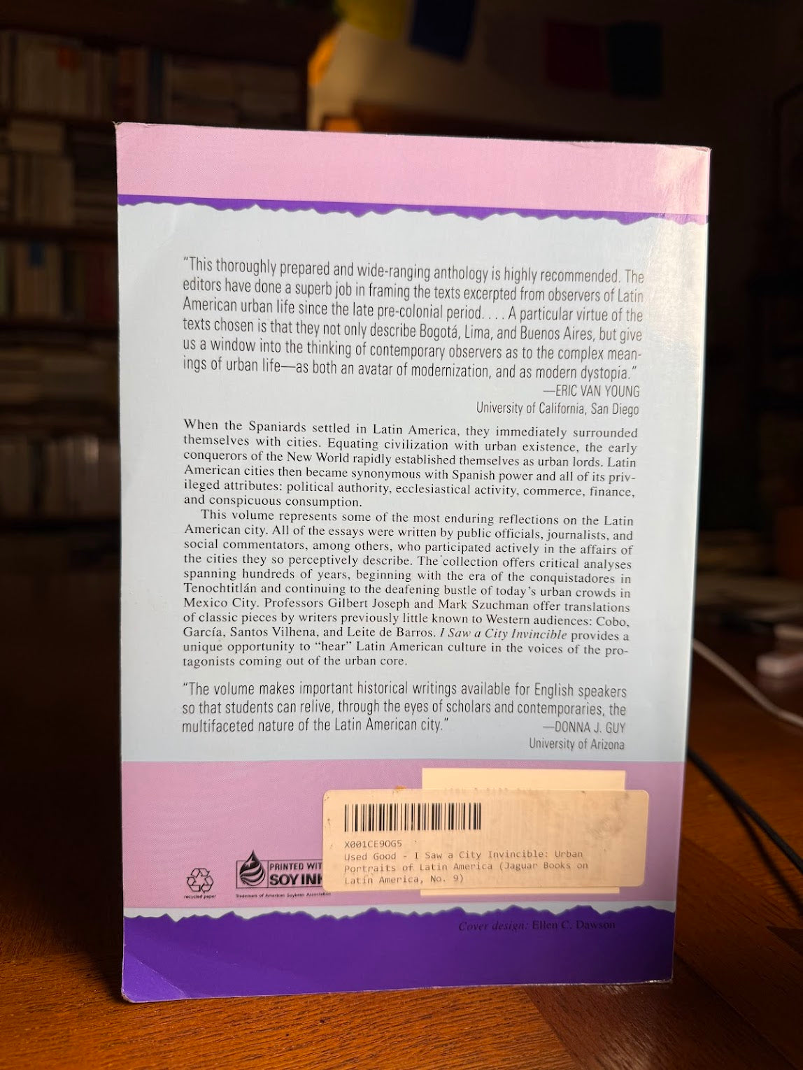 I Saw a City Invincible - Urban Portraits of Latin America edited by Gilbert Joseph and Mark Szuchman