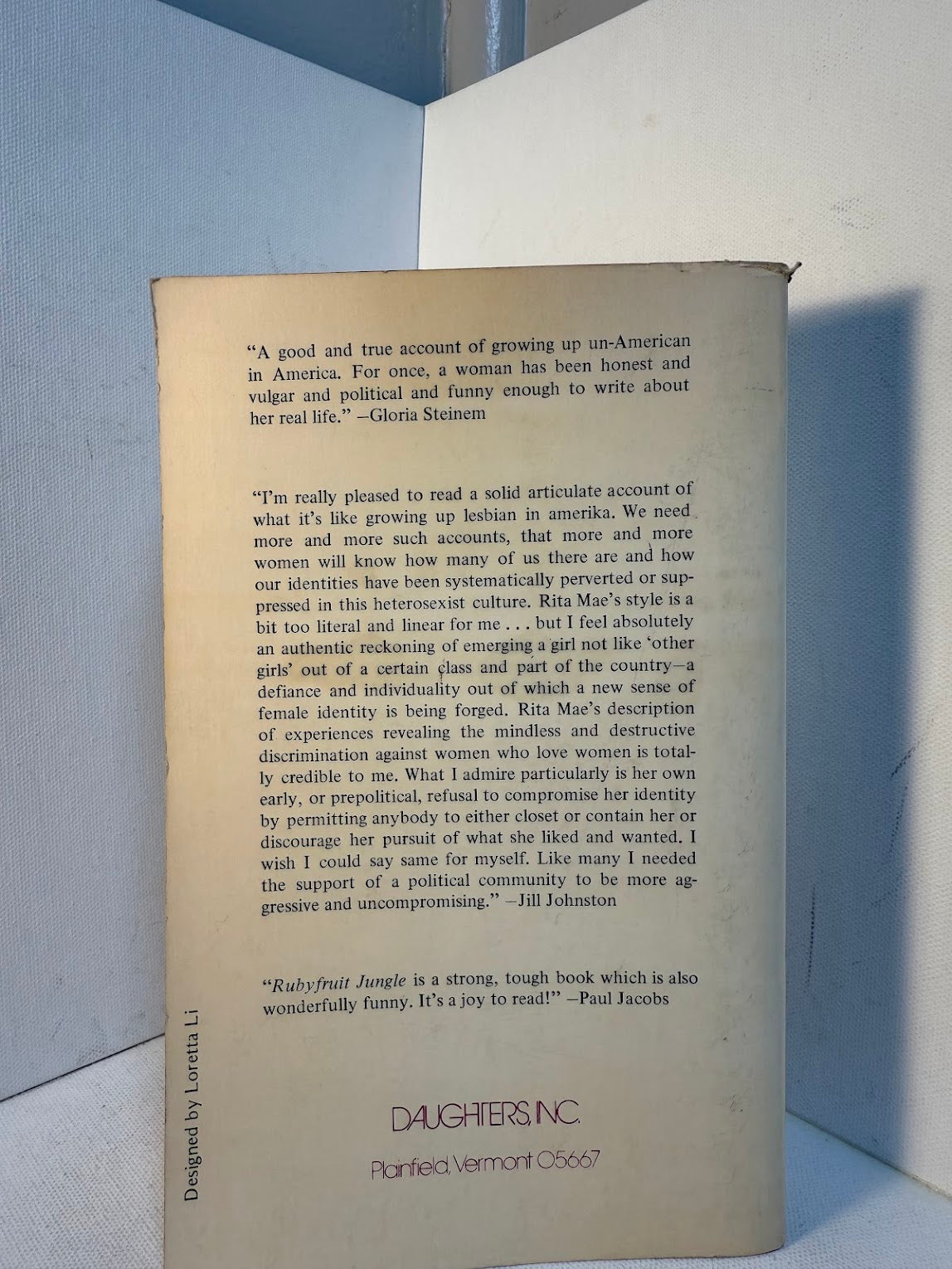 Rubyfruit Jungle by Rita Mae Brown