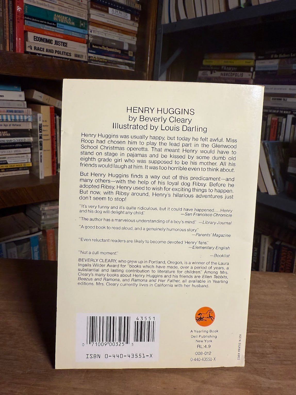 Henry Huggins by Beverly Cleary