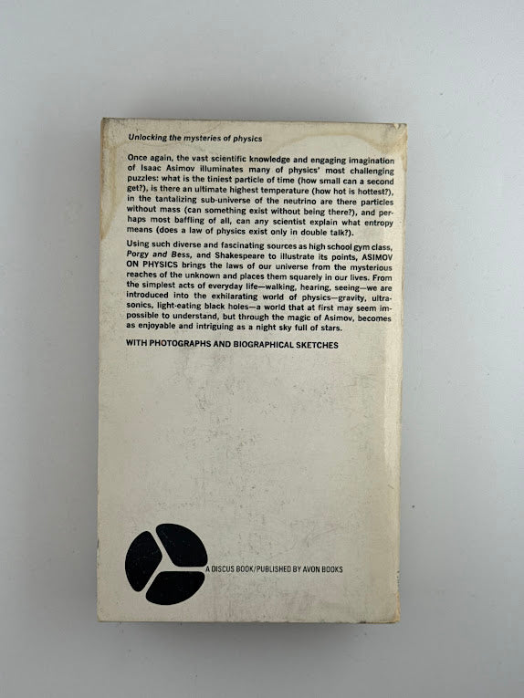 Asimov on Physics by Isaac Asimov