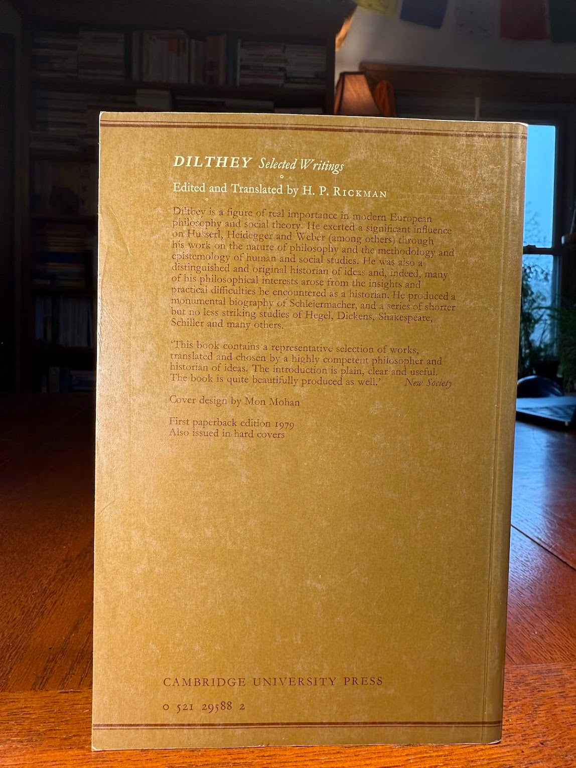 Selected Writings of Dilthey