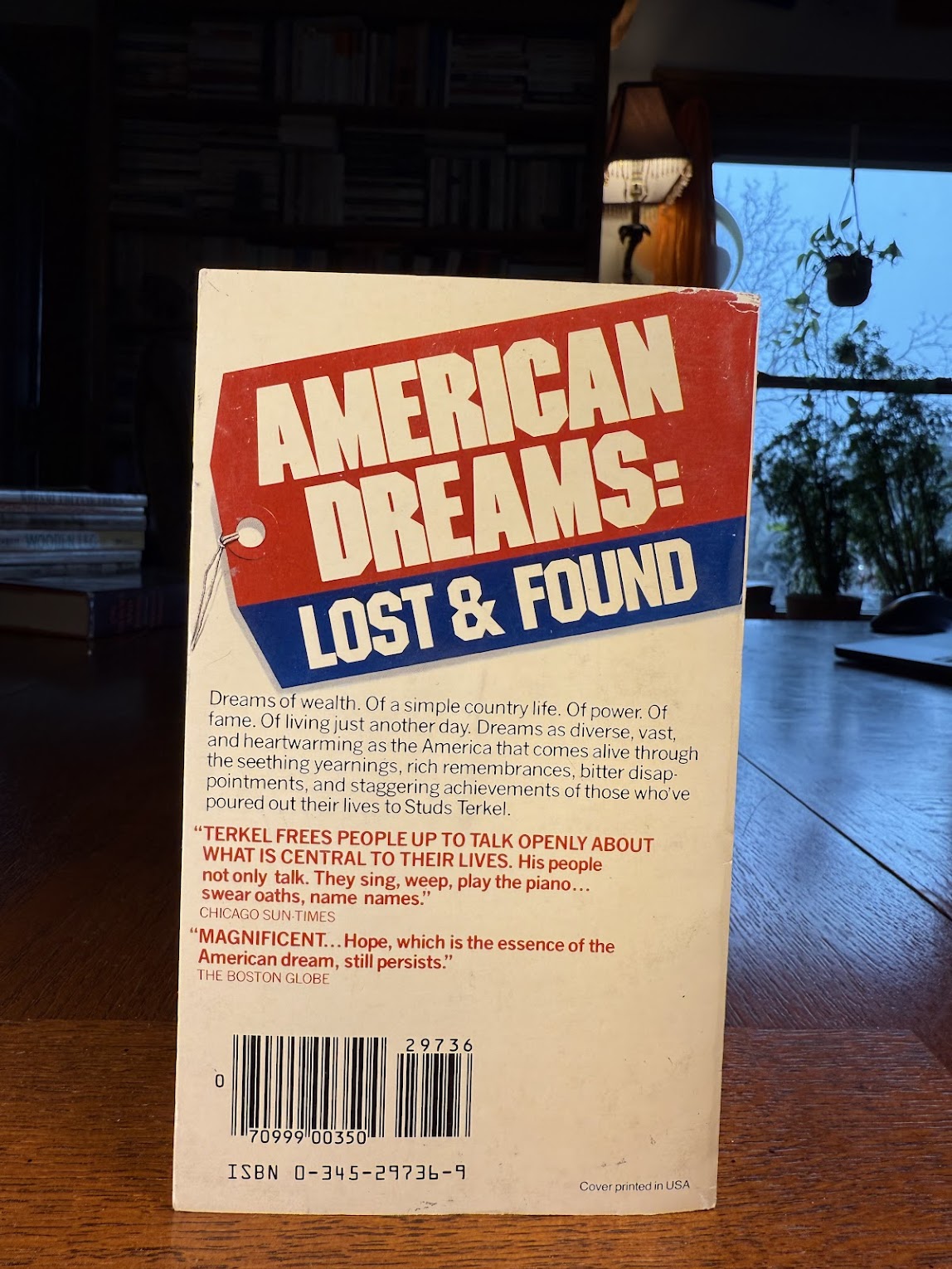 American Dreams by Studs Terkel