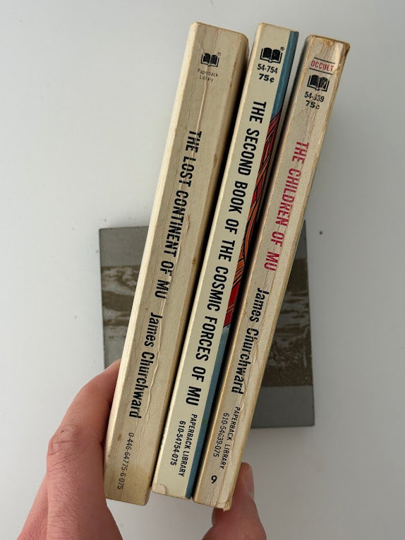 Three Mu books by James Churchward