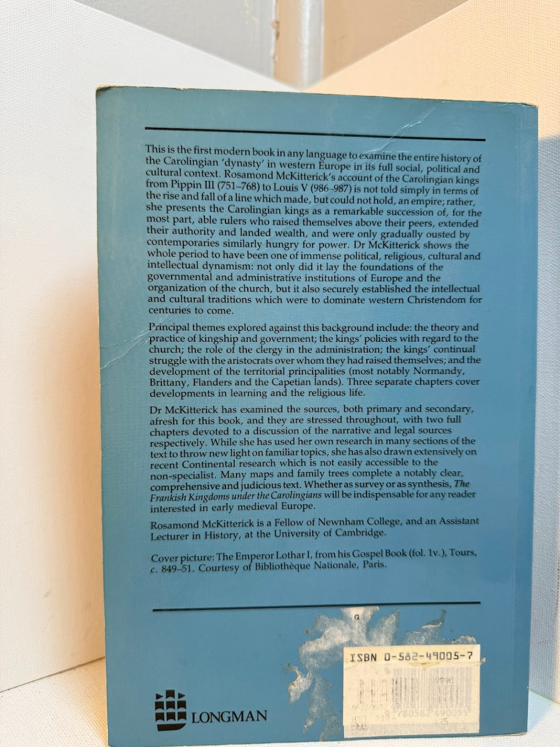 The Frankish Kingdoms Under the Carolingians by Rosamond McKitterick