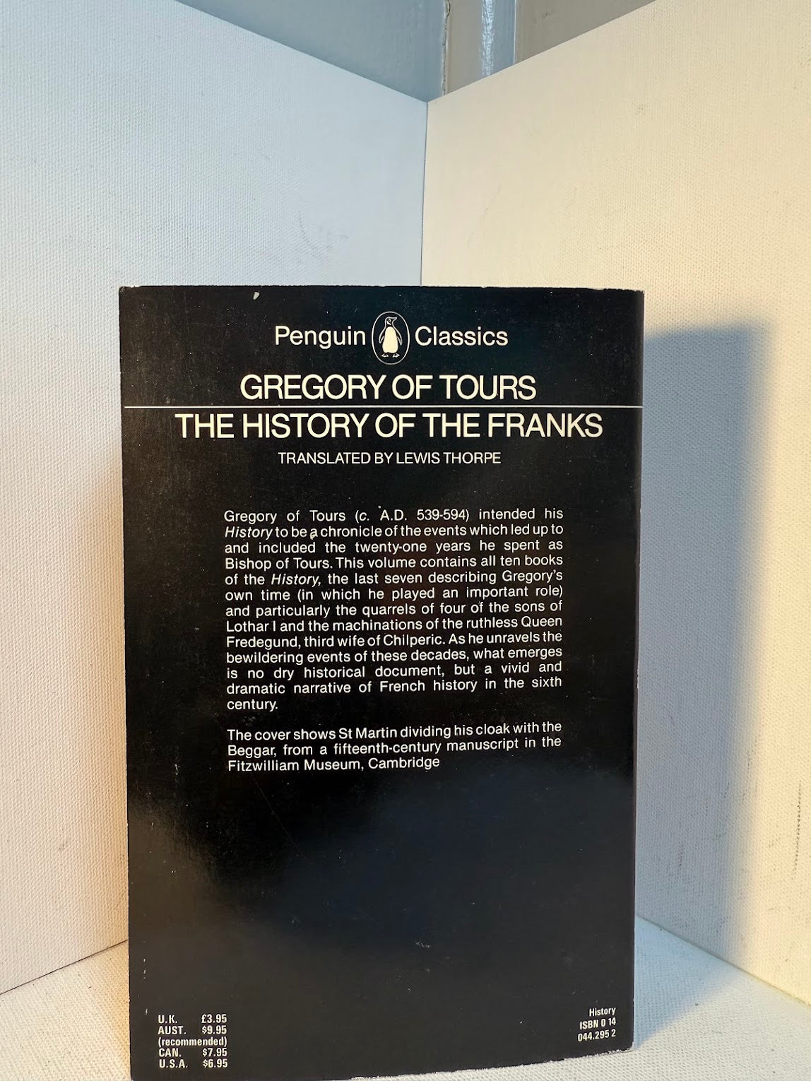 The History of the Franks by Gregory of Tours