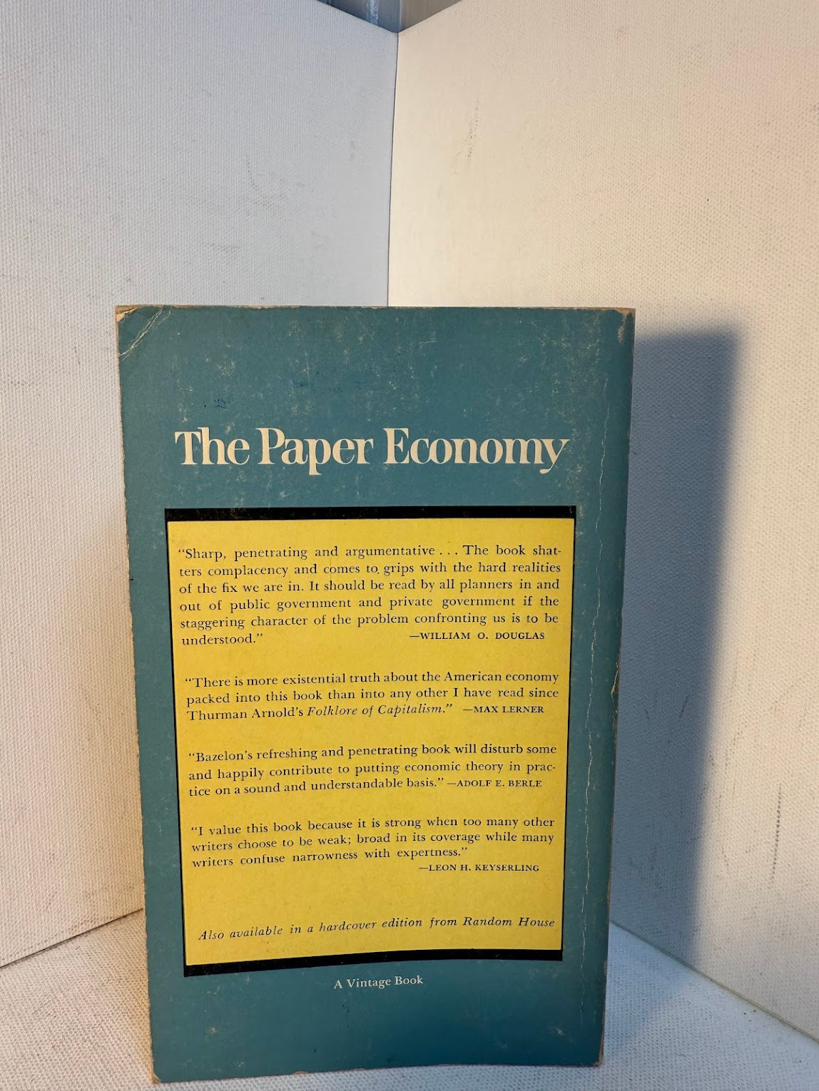 The Paper Economy by David T. Bazelon