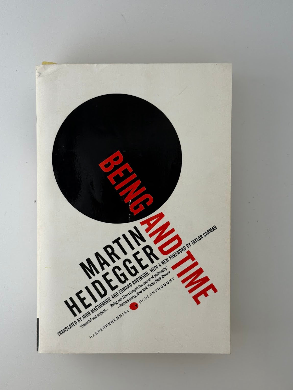 Being and Time by Martin Heidegger