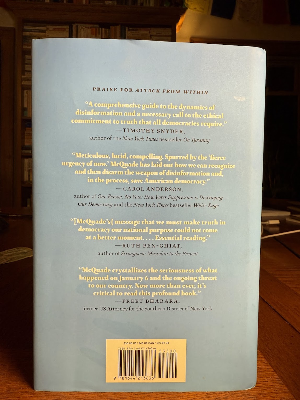 Attack From Within by Barbara McQuade