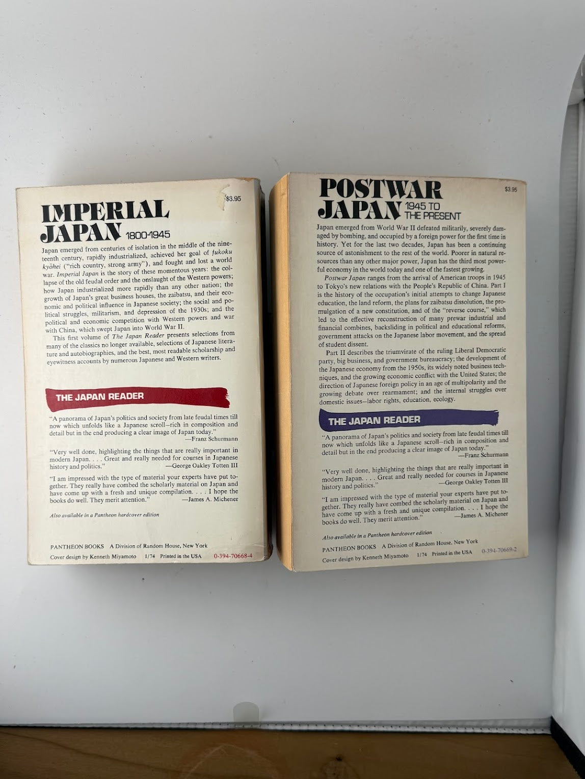 Imperial Japan & Postwar Japan edited by Livingston, Moore and Oldfather