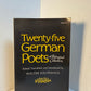 Twenty Five German Poets edited by Walter Kaufmann