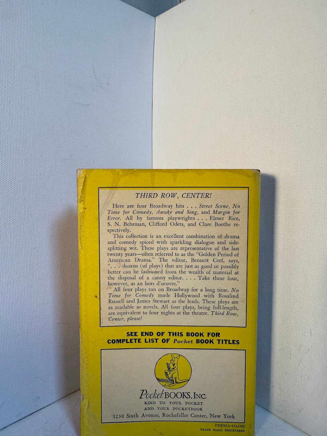 The Pocket Book of Modern American Plays