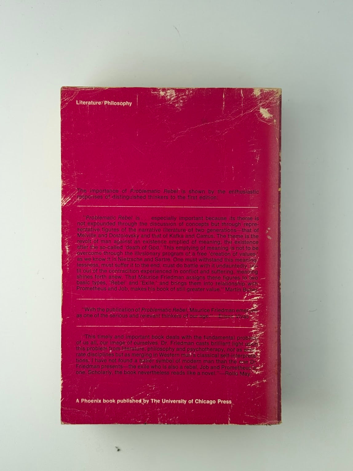 Problematic Rebel by Maurice Friedman