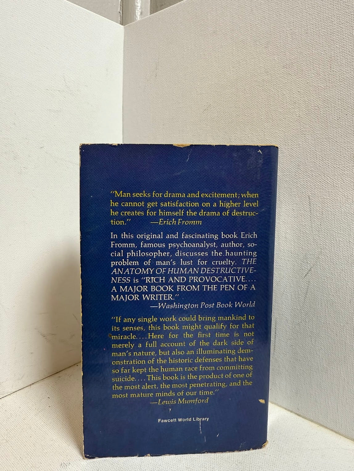 The Anatomy of Human Destructiveness by Erich Fromm