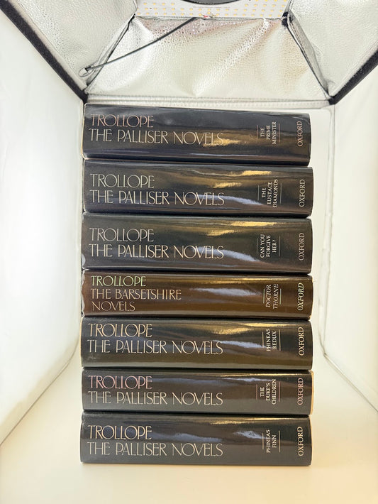 Lot of 7 Oxford Anthony Trollope volumes