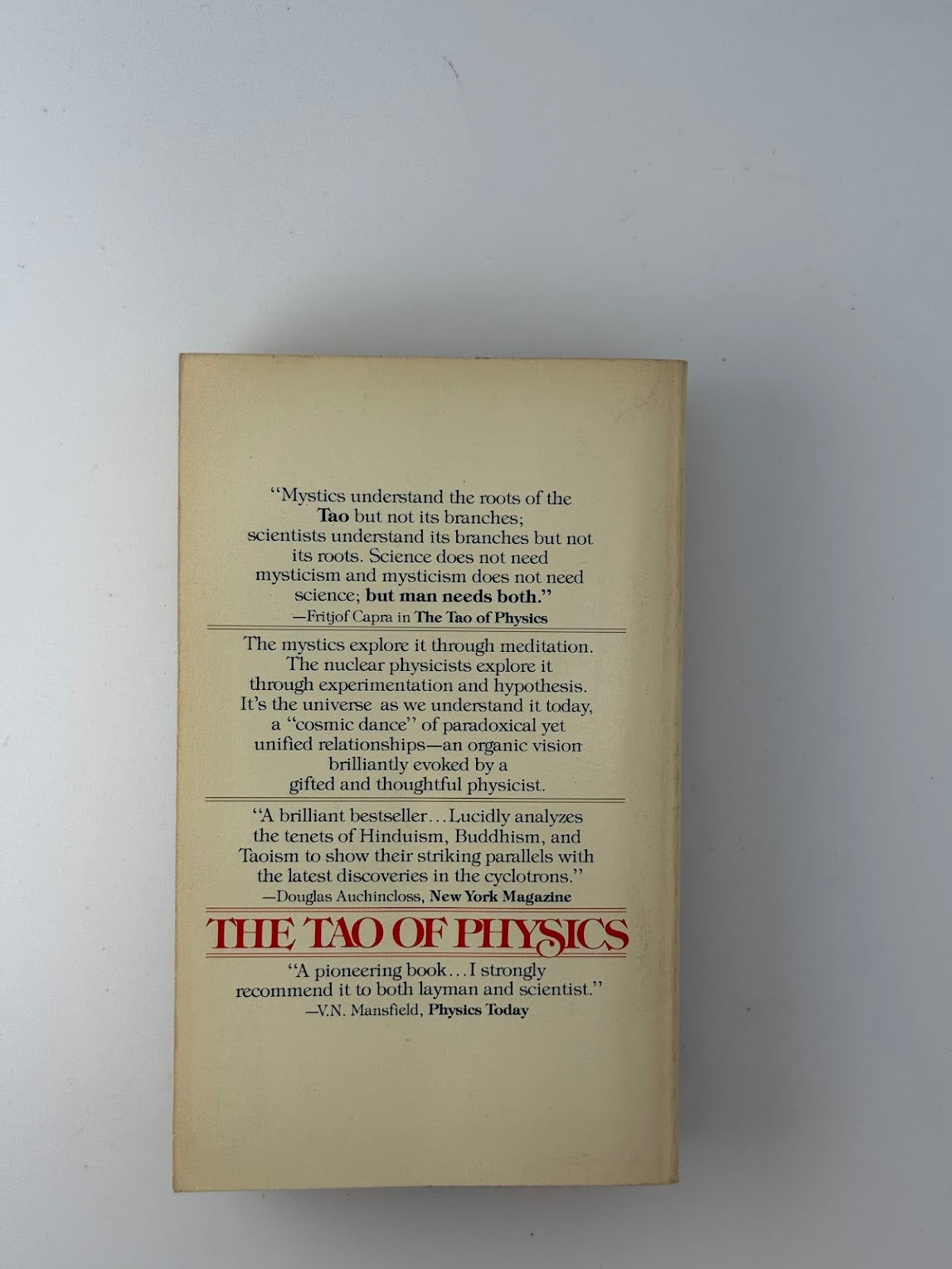 The Tao of Physics by Fritjof Capra