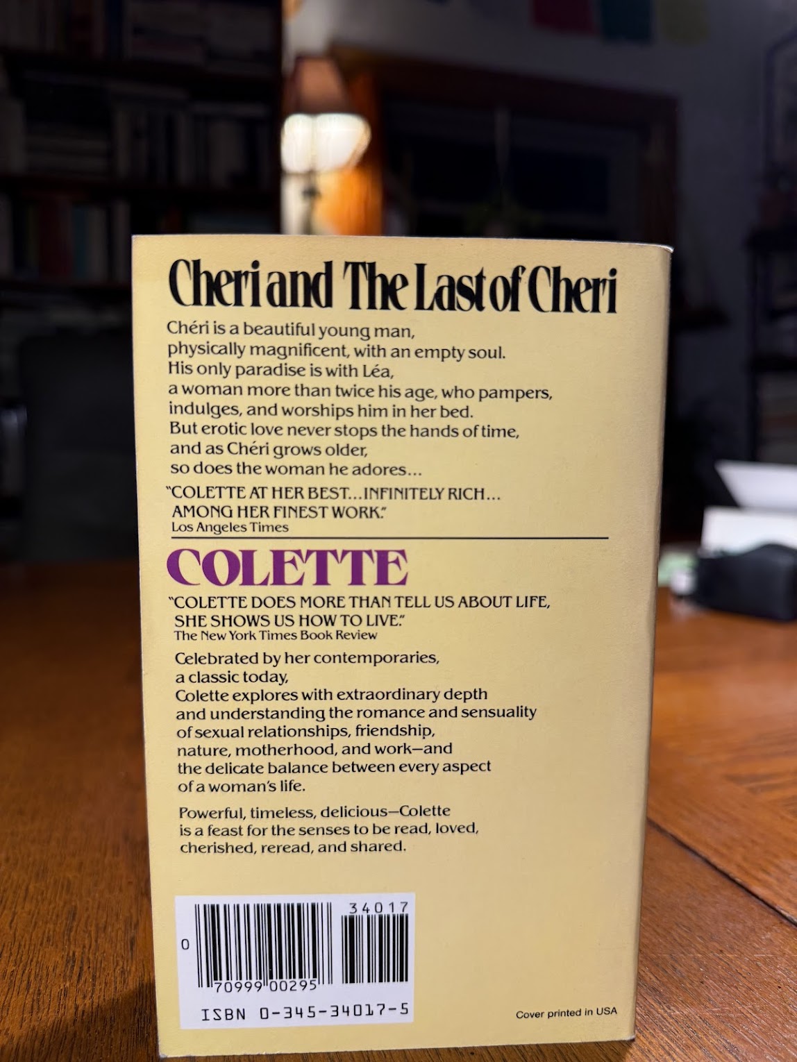 Cheri and The Last of Cheri by Colette