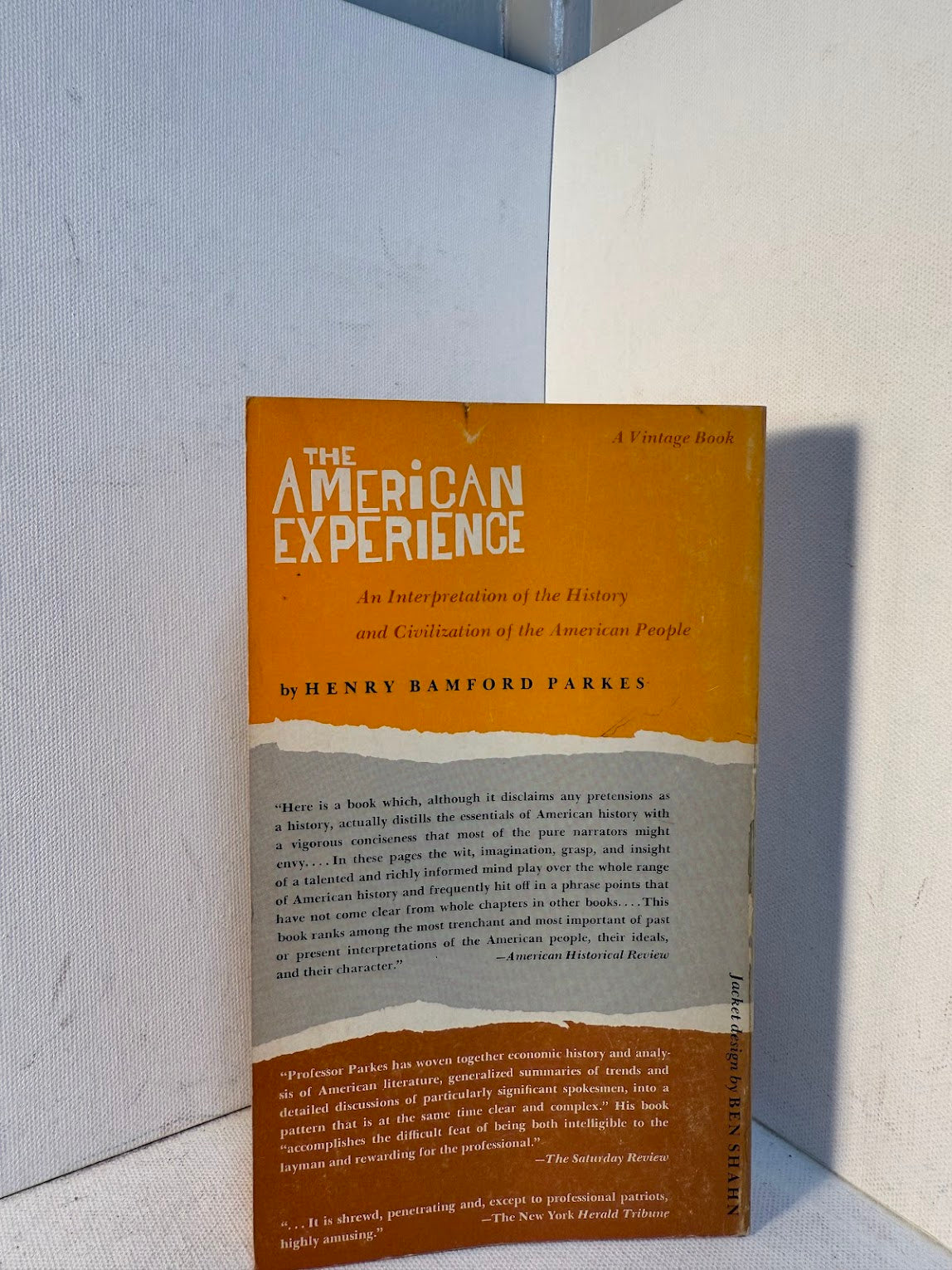 The American Experience by Henry Bamford Parkes