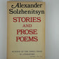 Stories and Prose Poems by Alexander Solzhenitsyn