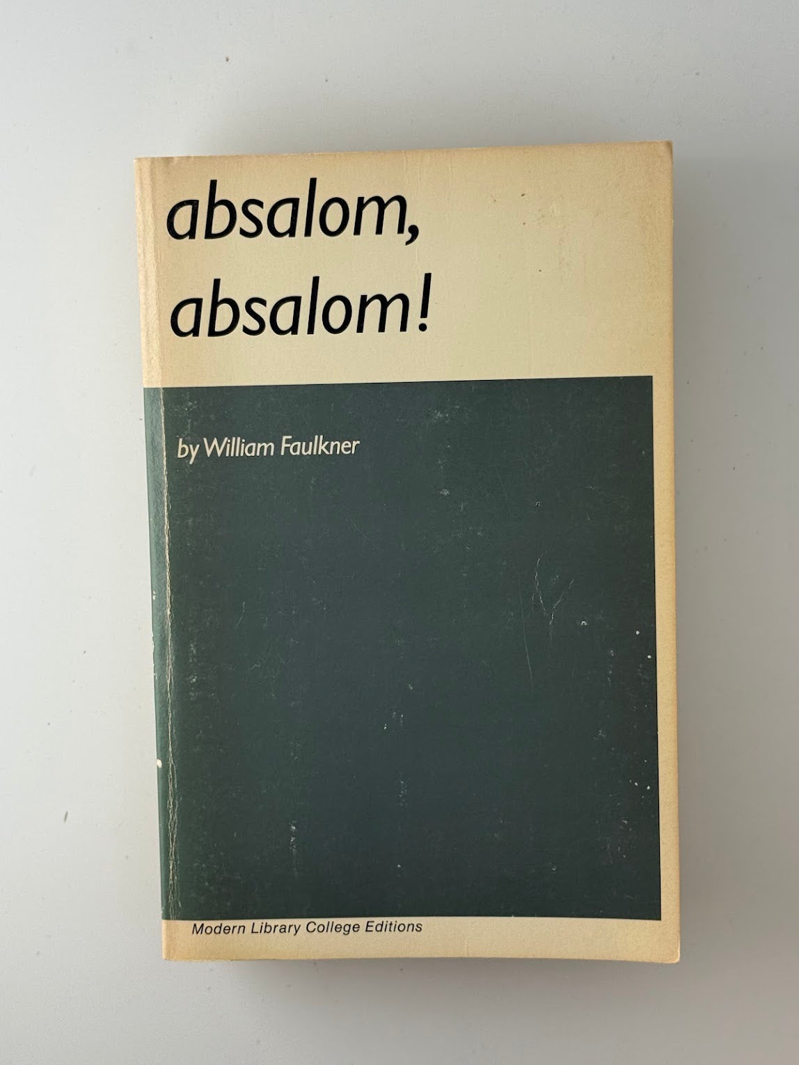 Absalom, Absalom! by William Faulkner