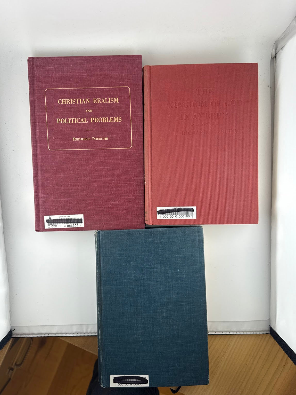 3 vintage volumes by Reinhold Niebuhr