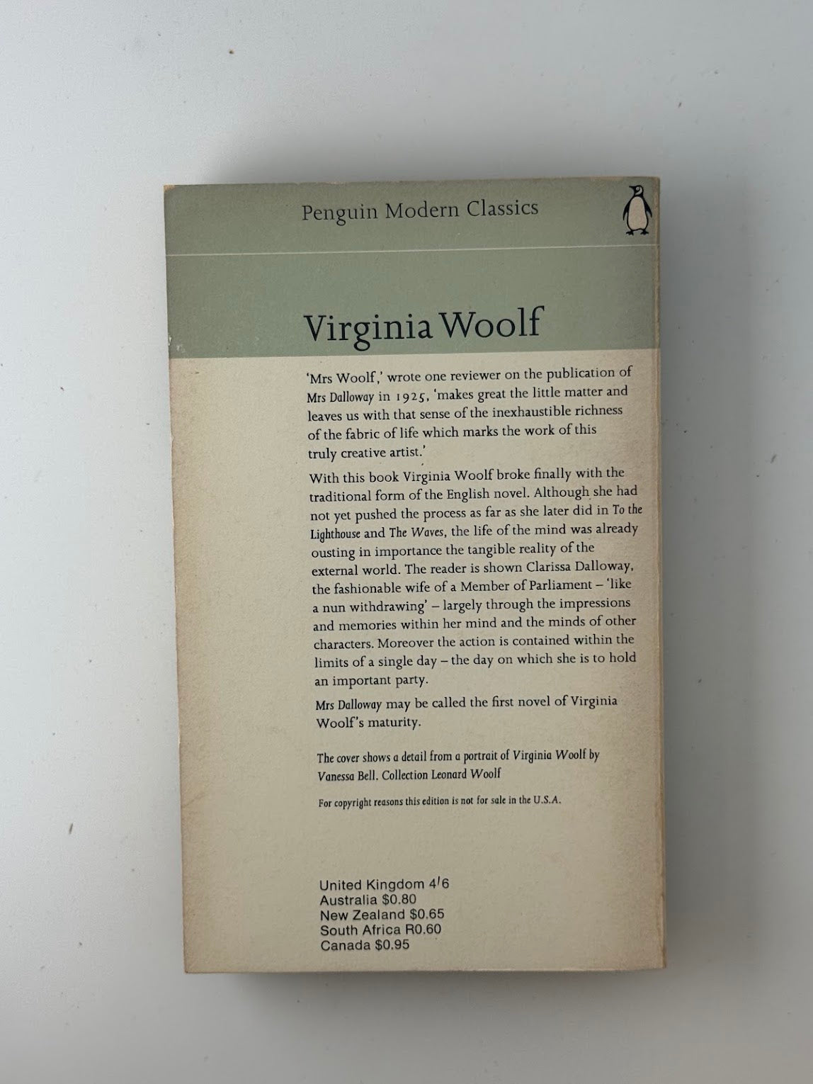 Mrs. Dalloway by Virginia Woolf