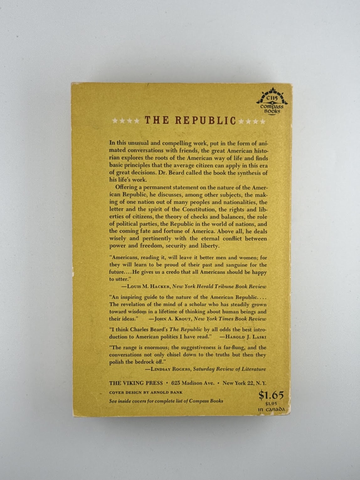 The Republic by Charles A. Beard