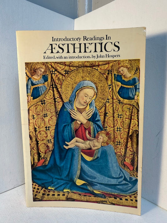 Introductory Readings in Aesthetics edited by John Hospers