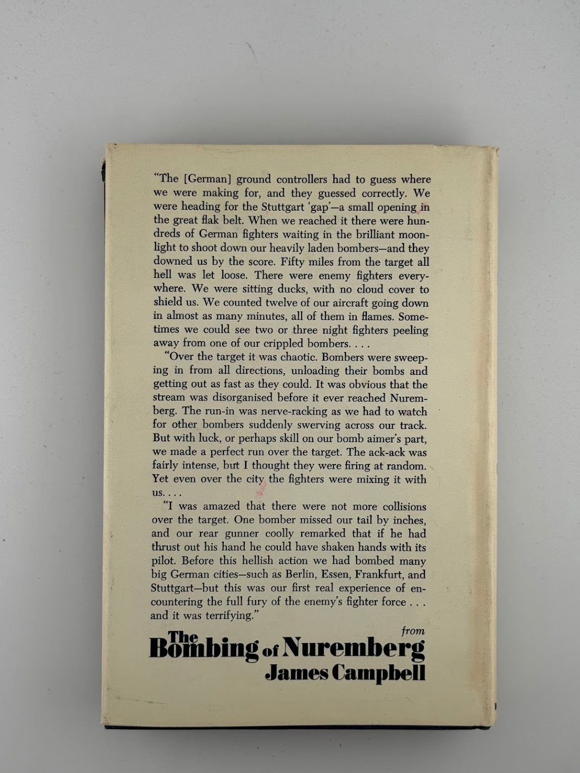 The Bombing of Nuremberg by James Campbell