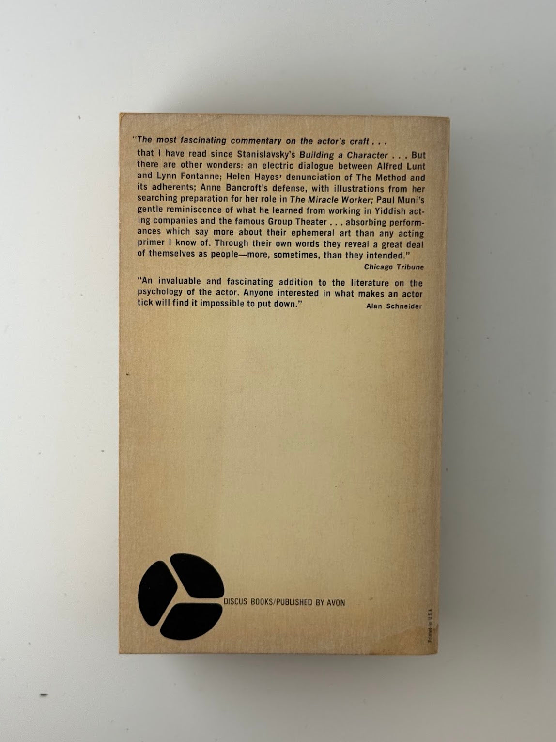 Actors Talk About Acting edited by Lewis Funke and John E. Booth
