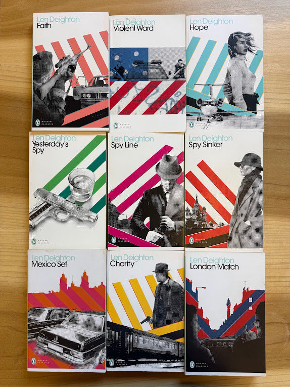 Lot of 9 Penguin Modern Classics Len Deighton