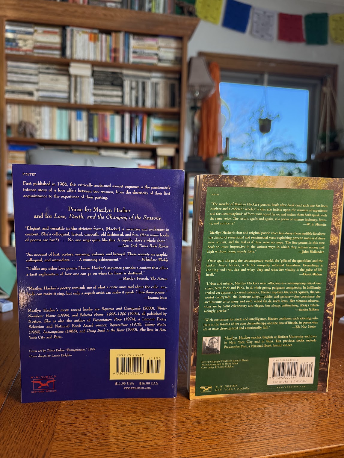 2 volumes of Poems by Marilyn Hacker