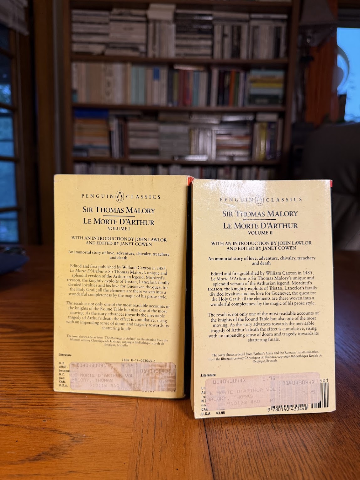 Le Morte D'Arthur 2 vol. by Sir Thomas Malory