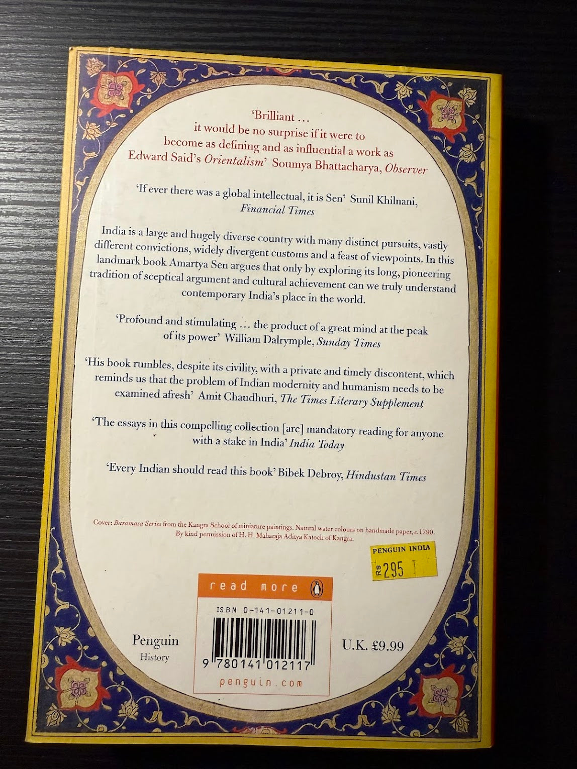 The Argumentative Indian by Amartya Sen