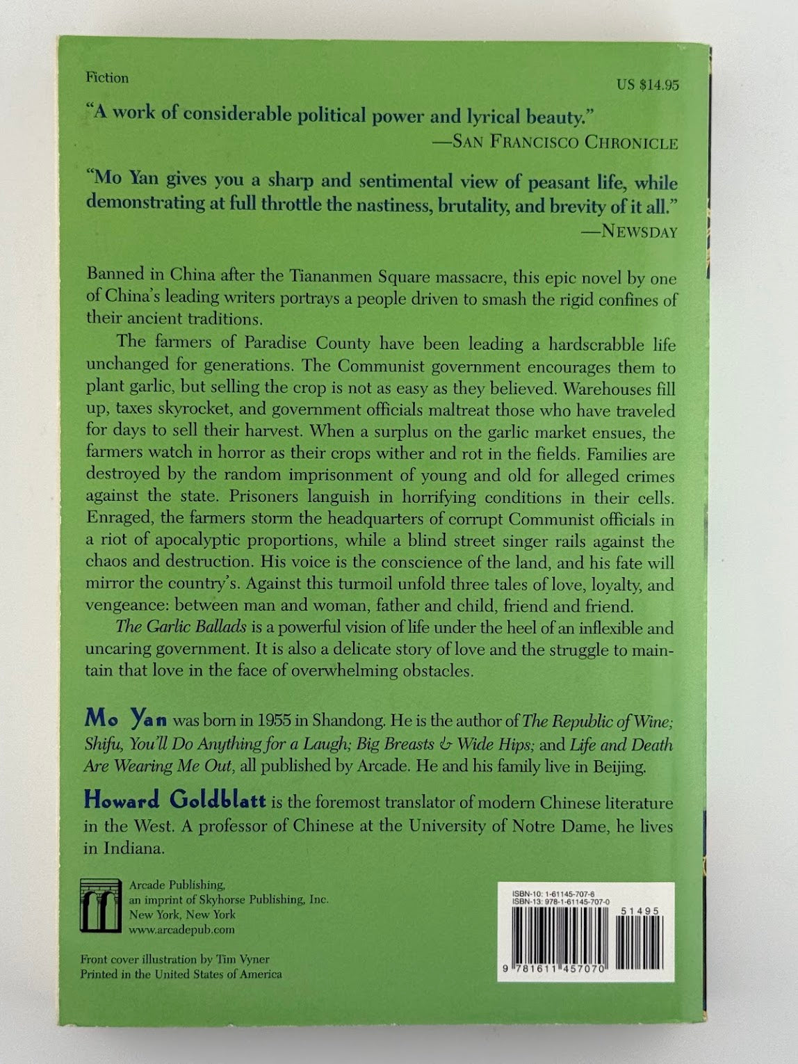 The Garlic Ballads by Mo Yan