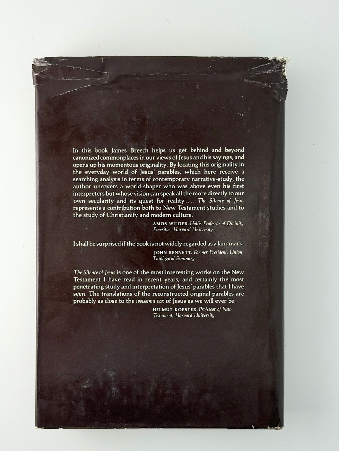 The Silence of Jesus by James Breech