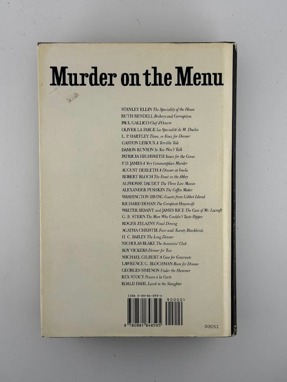 Murder on the Menu edited by Peter Haining