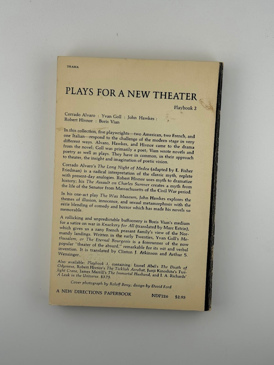 Plays for a New Theater Playbook 2