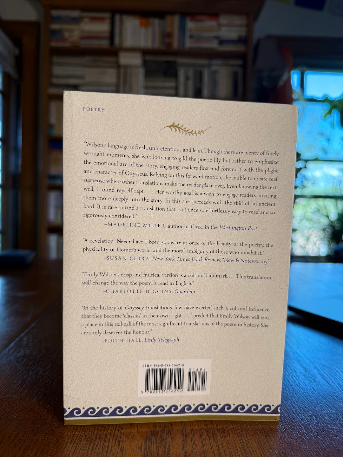 The Odyssey by Homer (translated by Emily Wilson)