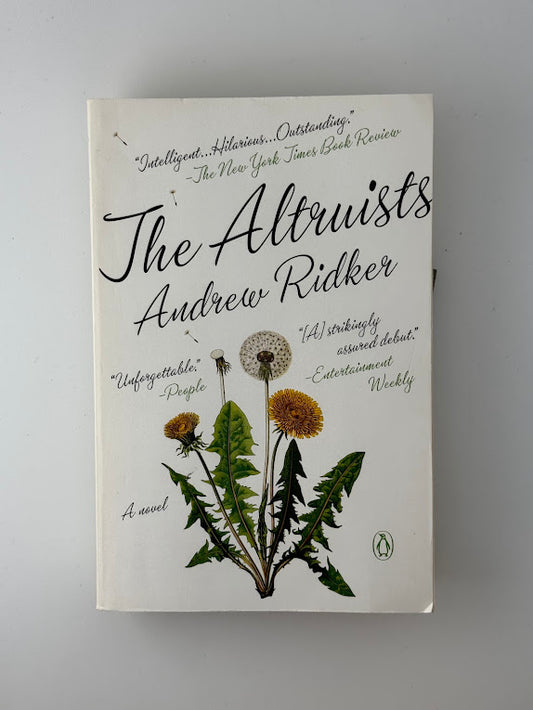 The Altruists by Andrew Ridker