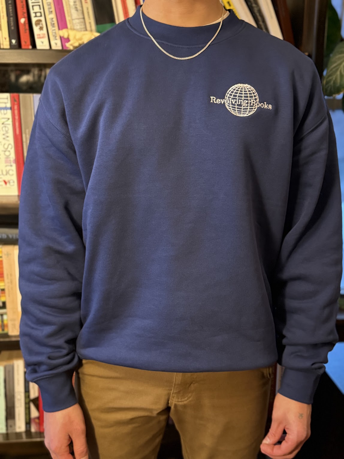 Embroidered Crewneck Sweatshirt