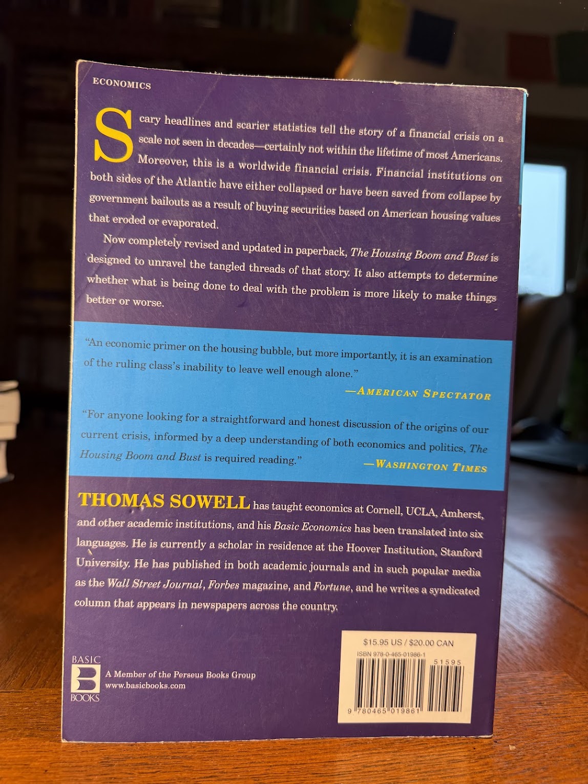 The Housing Boom and Bust by Thomas Sowell